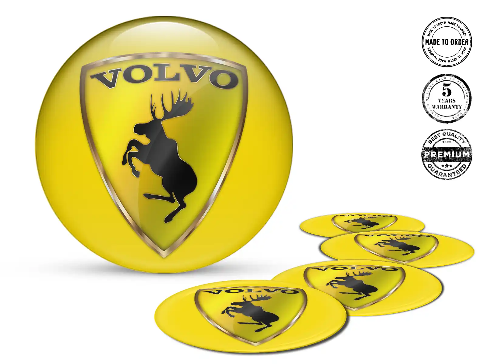 Volvo Pegatinas de Silicona Edición Etiquetas Estilo de Silicona